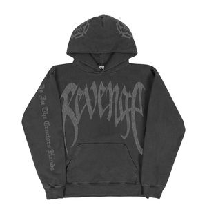 Distressed Arch Logo Grey Hoodie (SOLD)